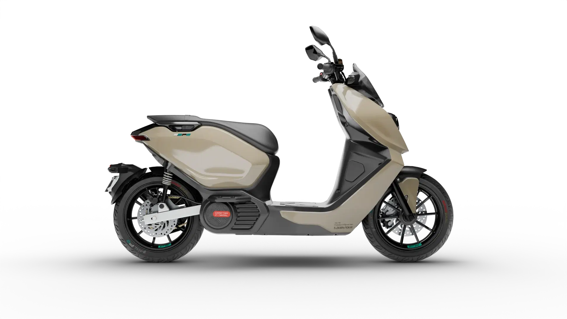 Yatri P2 scooter in Mustang Desert