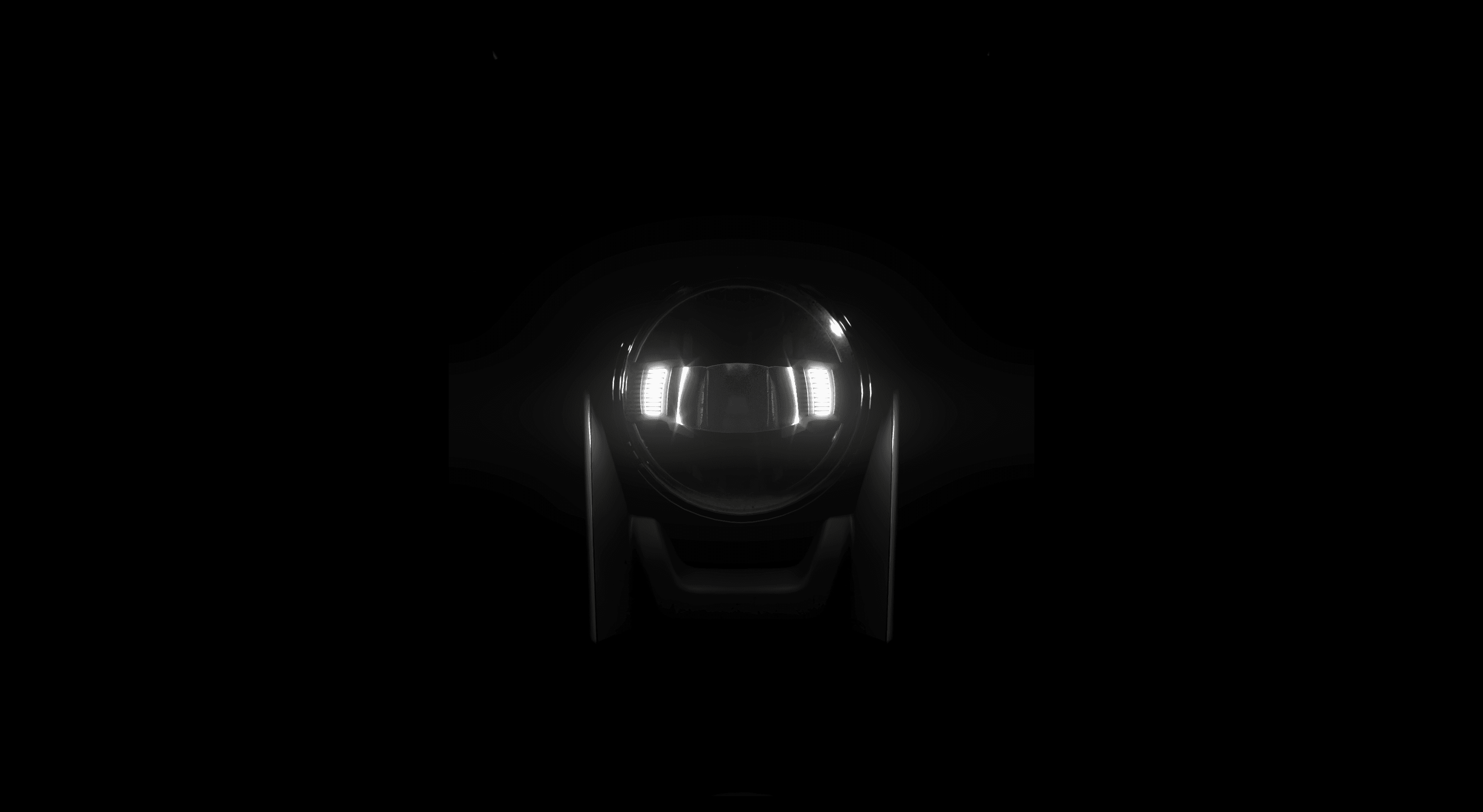 P2 scooter front safety lighting