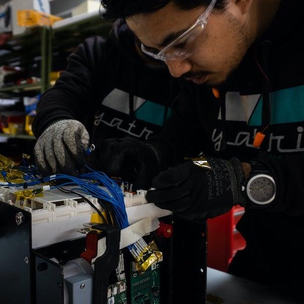 Yatri team member at work